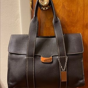 Bonia Leather Satchel Women’s Handbag